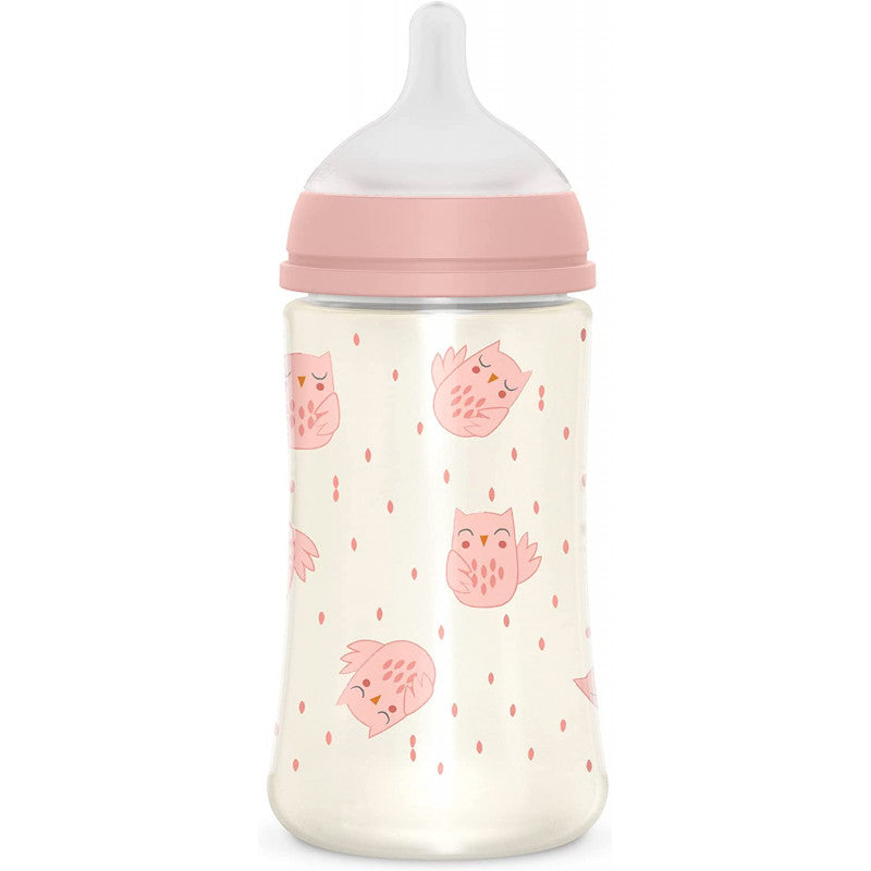 Suavinex - Biberón Bonhomia 270 ml - Rosa