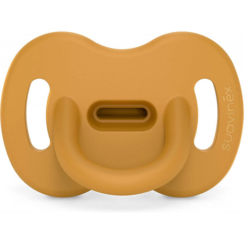 Suavinex - Chupete de Silicona 100% - 0/6 Meses Mango