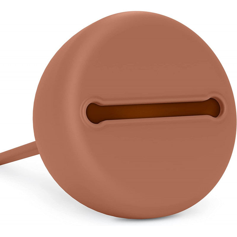 Suavinex - Silicone Soother Holder Orange Sunset
