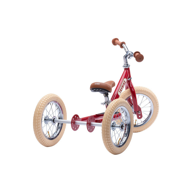 Bicicleta 2 en 1 Vintage -rojo