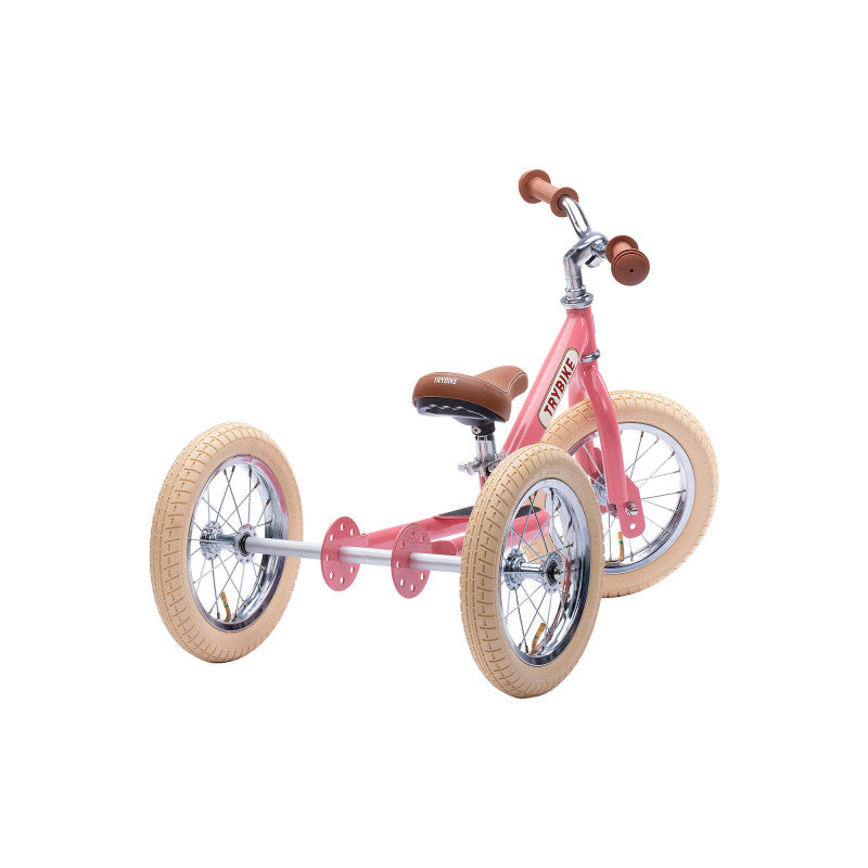 Bicicleta 2 en 1 Vintage - Rosa