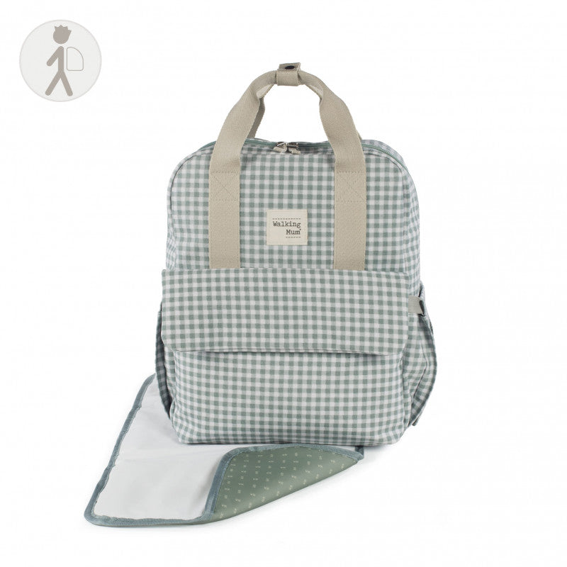 I Love Vichy Green Stroller Backpack