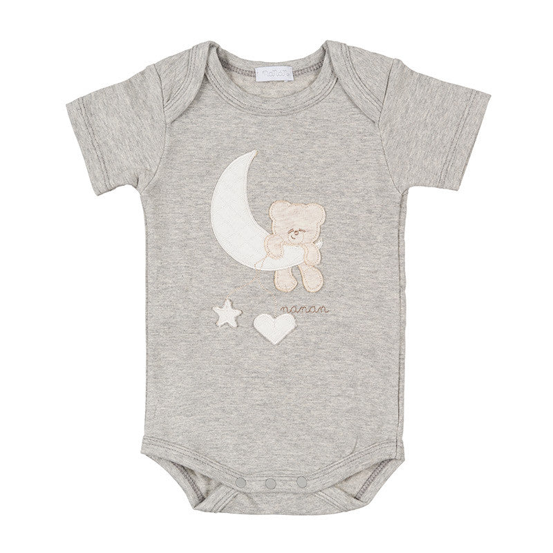 Nanan Dolce Luna Bodysuit 0-3 Months Grey