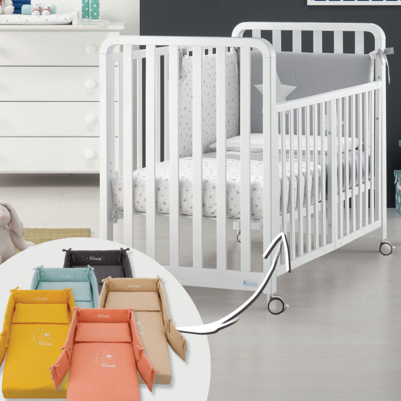 Cunas para Niños Azzurra Design Glam White - Glammy