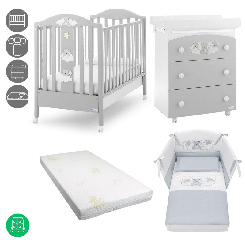 Azzurra Design Cuarto de bebé Starlette Gris