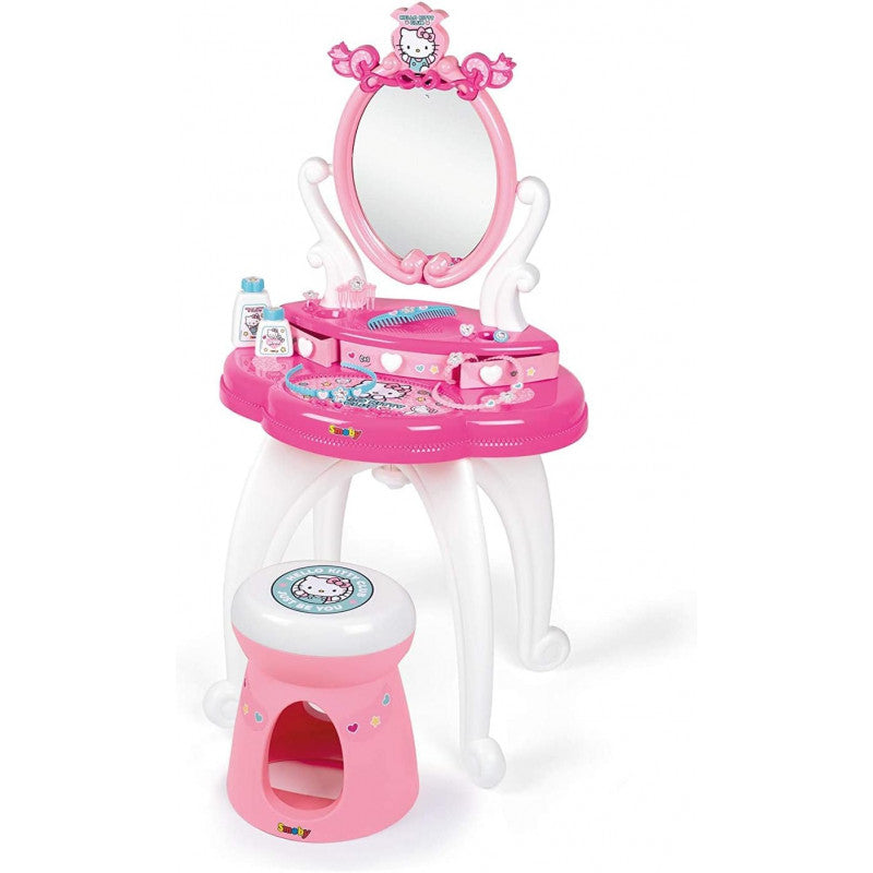 Hello Kitty Vanity Table with Stool and Accessories