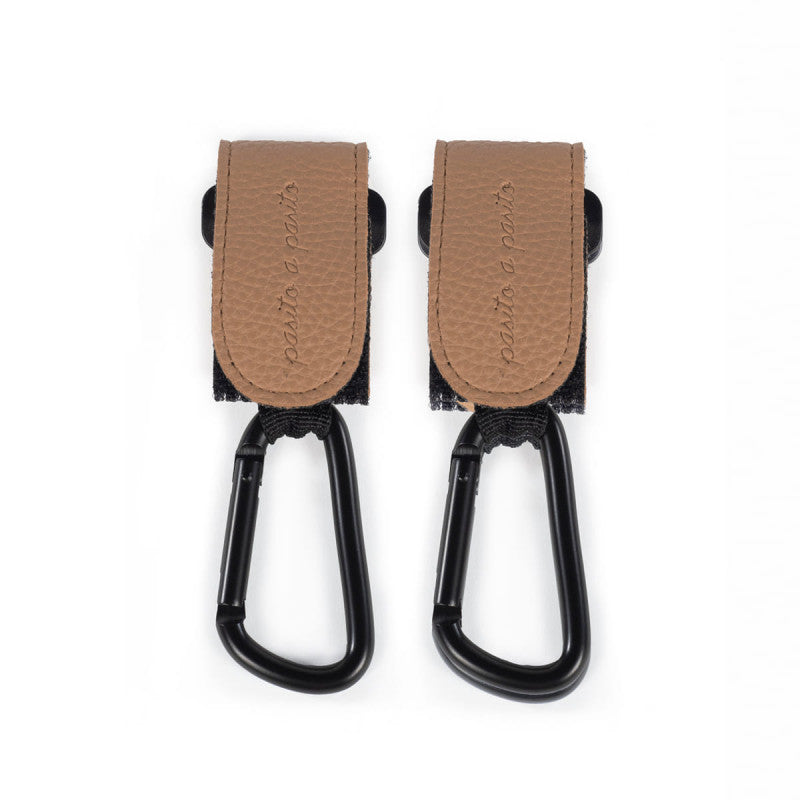 Set de 2 Ganchos para Cochecito - Pasito a Pasito Icon Caramel