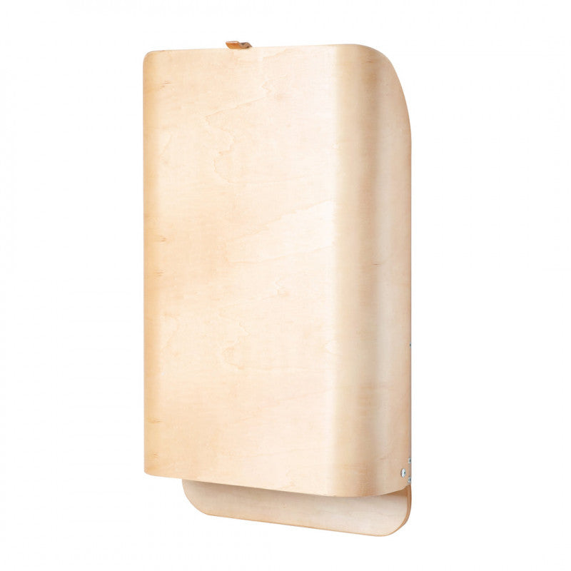 Cambiador de pared con 2 estantes - Verde escarchado natural