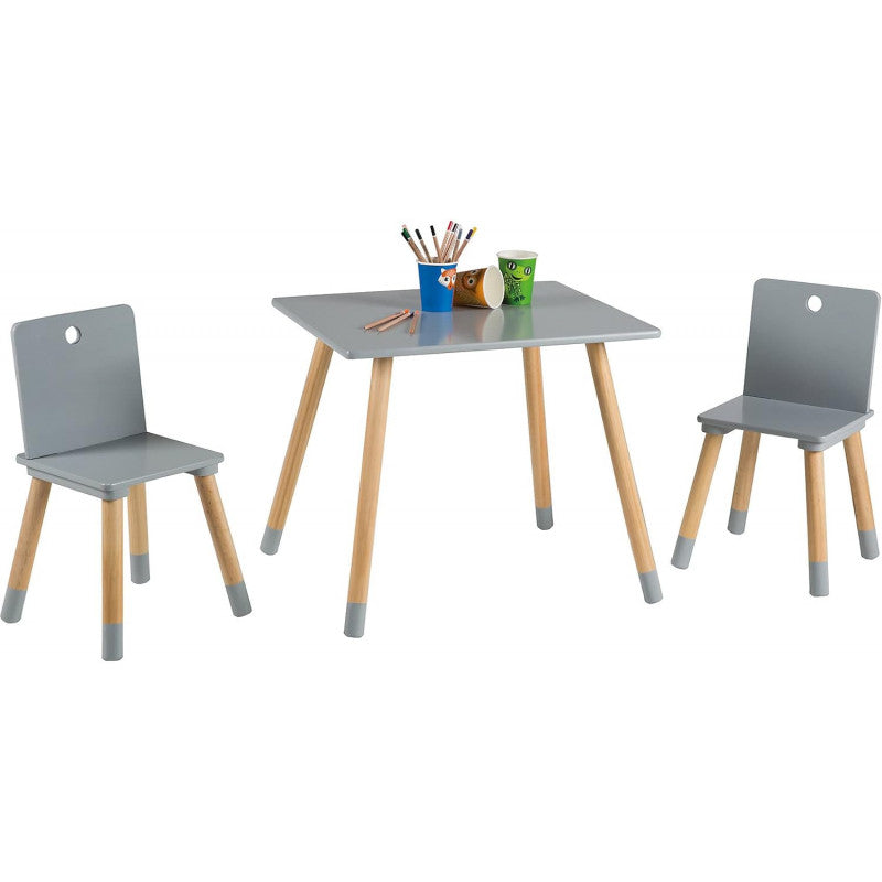 Roba - Grey Children's Table and Chairs Set