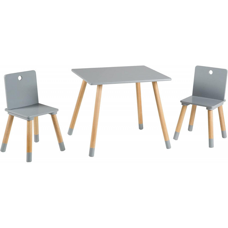 Roba - Grey Children's Table and Chairs Set