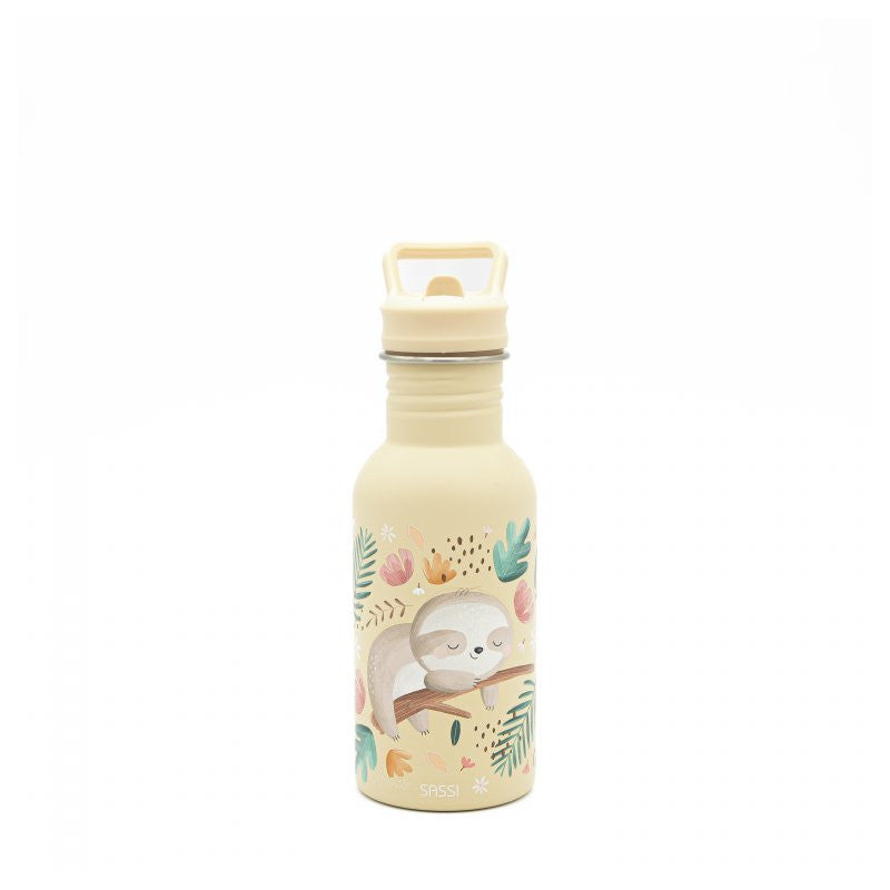 Botella de agua de acero inoxidable de 500 ml Perezoso Gnawy