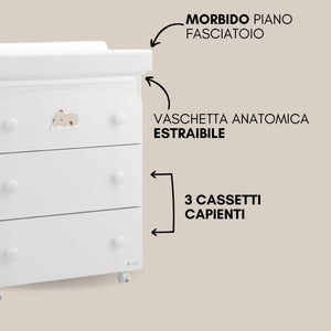 Dormitorio completo y Foppapedretti Tic Toc Trio - 3