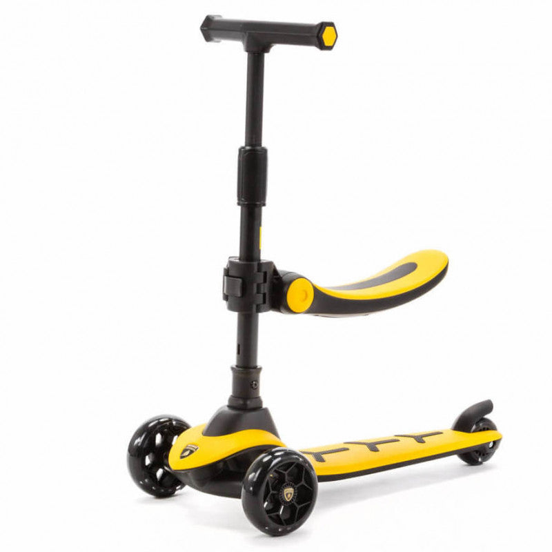 Patinete Lamborghini 2 en 1 - Amarillo