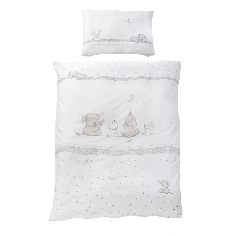 Duvet Cover and Pillowcase Set for Cot