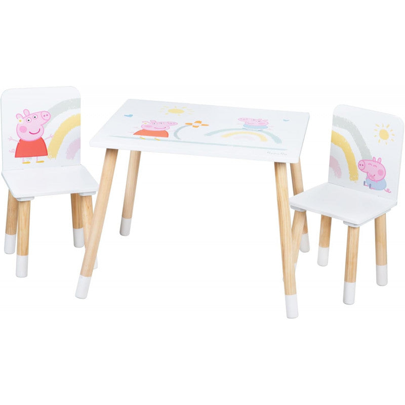 Mesa y Sillas Peppa Pig