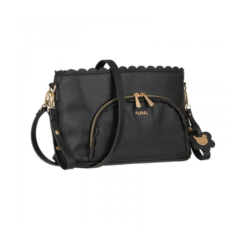 Bolso de Paseo de Ecopiel Negro Nanan