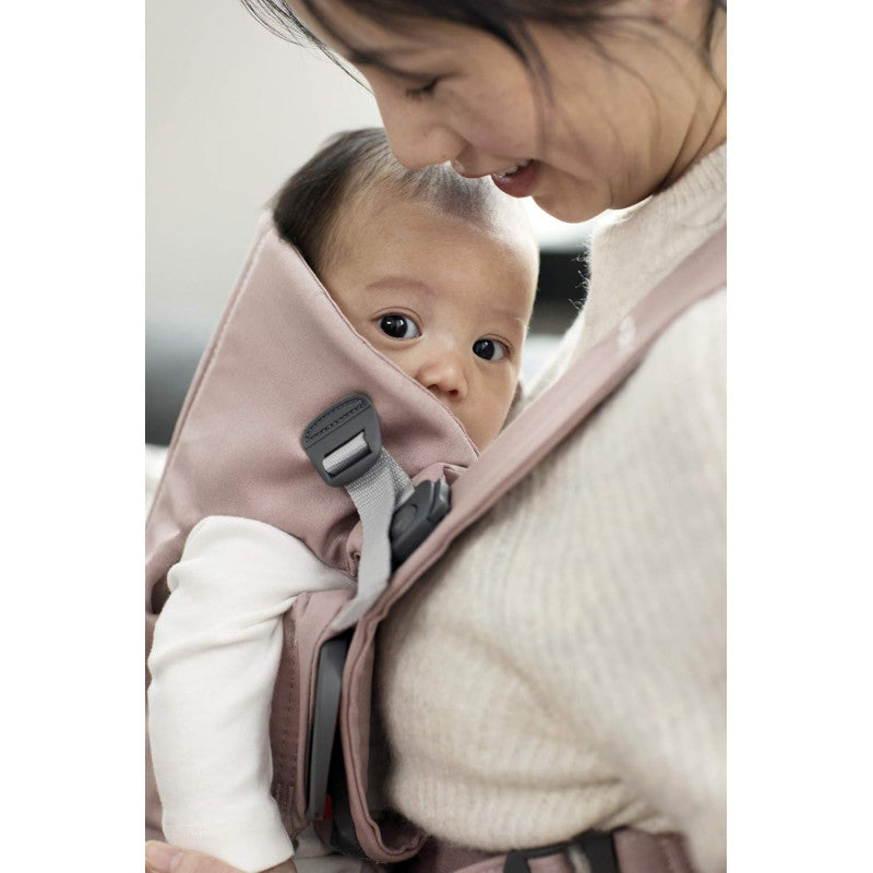 BabyBjorn Mochila Portabebé Mini Algodón Rosa empolvado