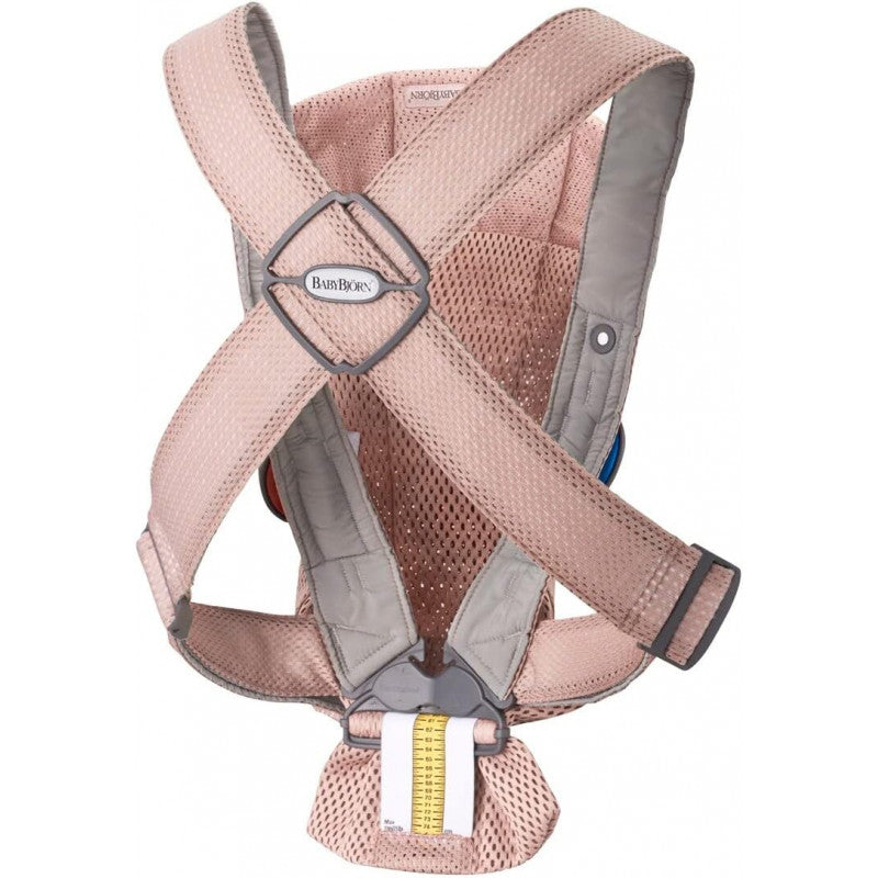 BabyBjorn Mochila Portabebé Mini 3D Rosa Empolvado