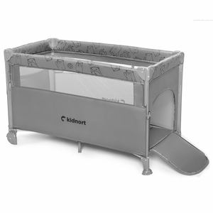 Cunas de viaje Kidnort Naste Light Grey - 4