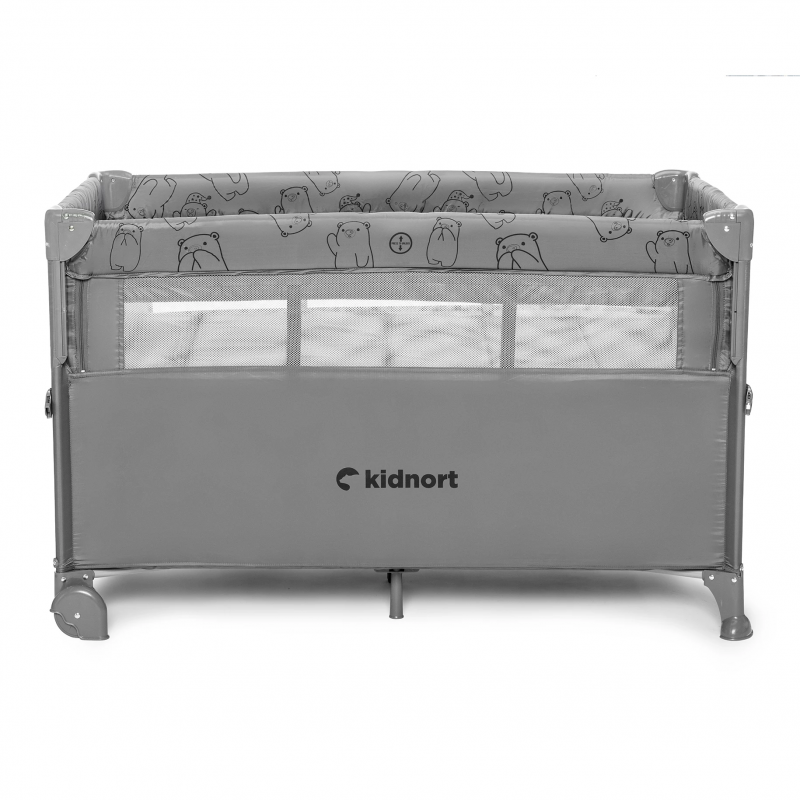 Cunas de viaje Kidnort Naste Light Grey - 8