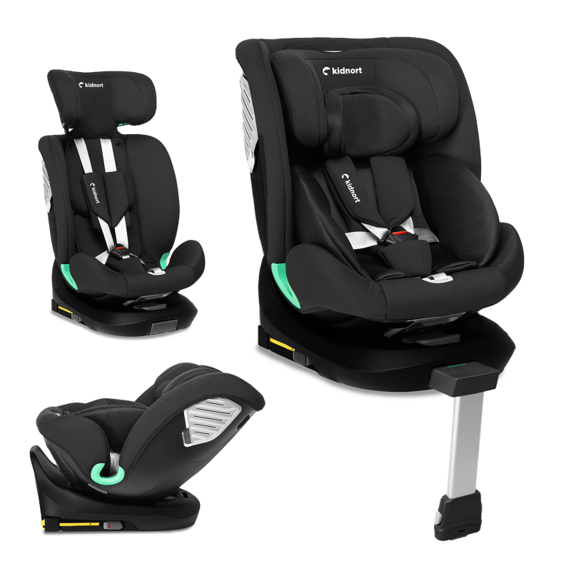 Silla de coche Radjur Kidnort Black