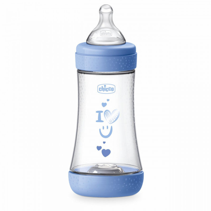 Biberón Chicco Perfect 5 - 240 ml - Celeste