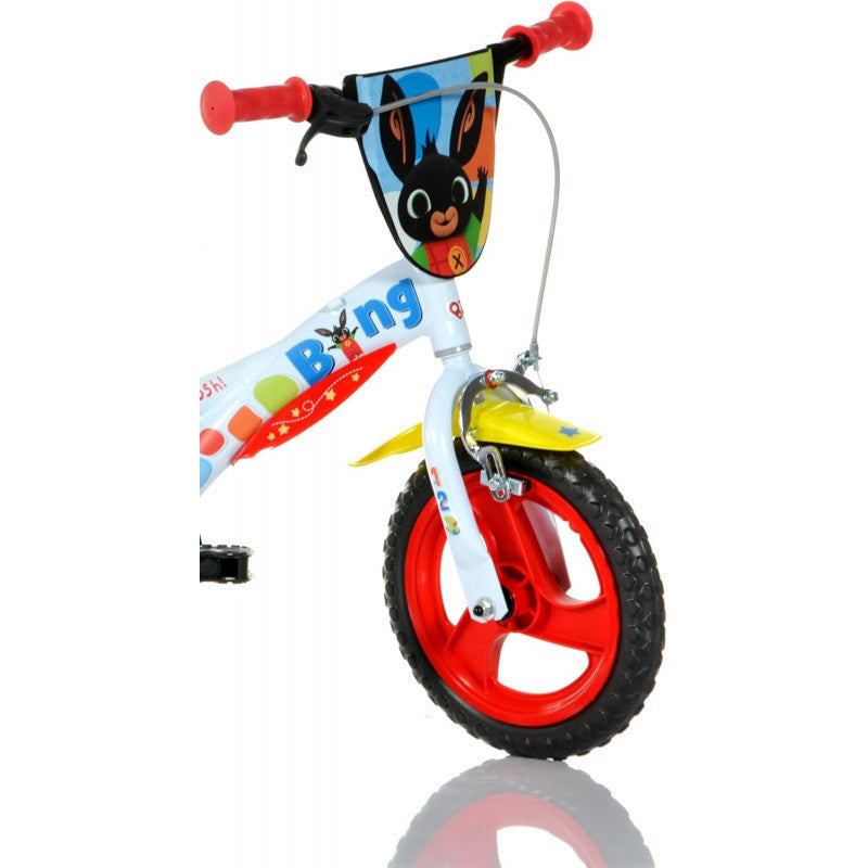 Bing 14" Bicycle";"The Bing bicycle is a black and red bicycle featuring children's favorite character, Bing. It is available in various sizes, to be chosen based on the child's age."