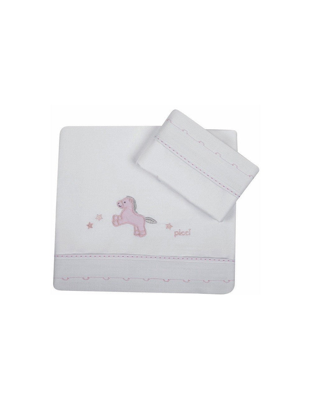 Sábanas de cuna Picci Milky Rosa