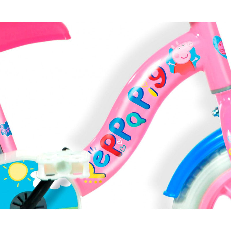 Peppa Pig 10" Bicycle";";The Rapunzel Bicycle is a pink/purple bike featuring Rapunzel, available in three different sizes: 14" and 16" to choose from."