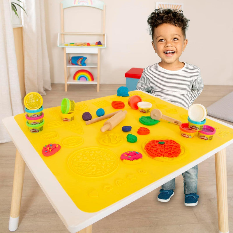 Set Play-Doh - Tapete creativo 3D con 12 botes
