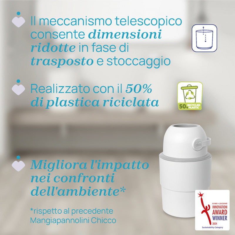 Odour OFF Contenedor de pañales telescópico Chicco