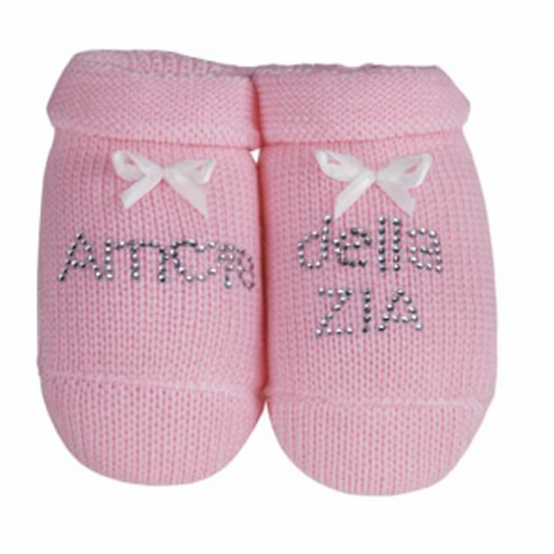 Baby Booties - Auntie's Love Rosa