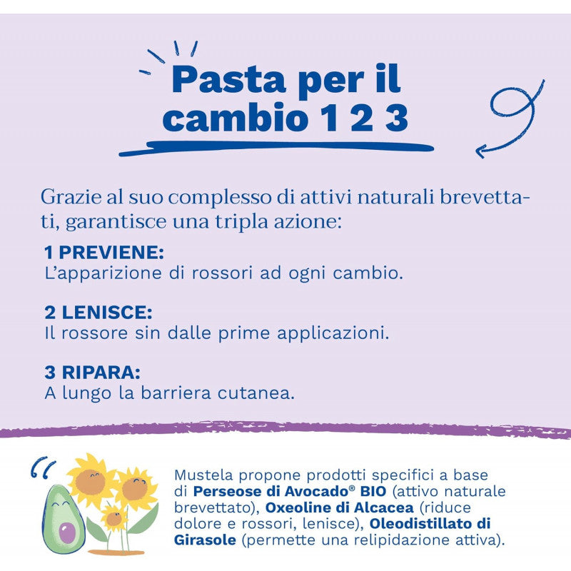 Pasta Bálsamo 1 2 3 Mustela - 50 ml