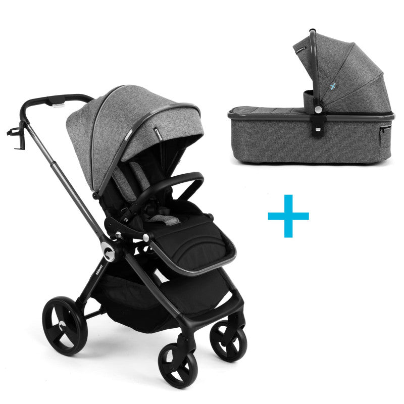 Isbjörn 2-in-1 Stroller - Grey
