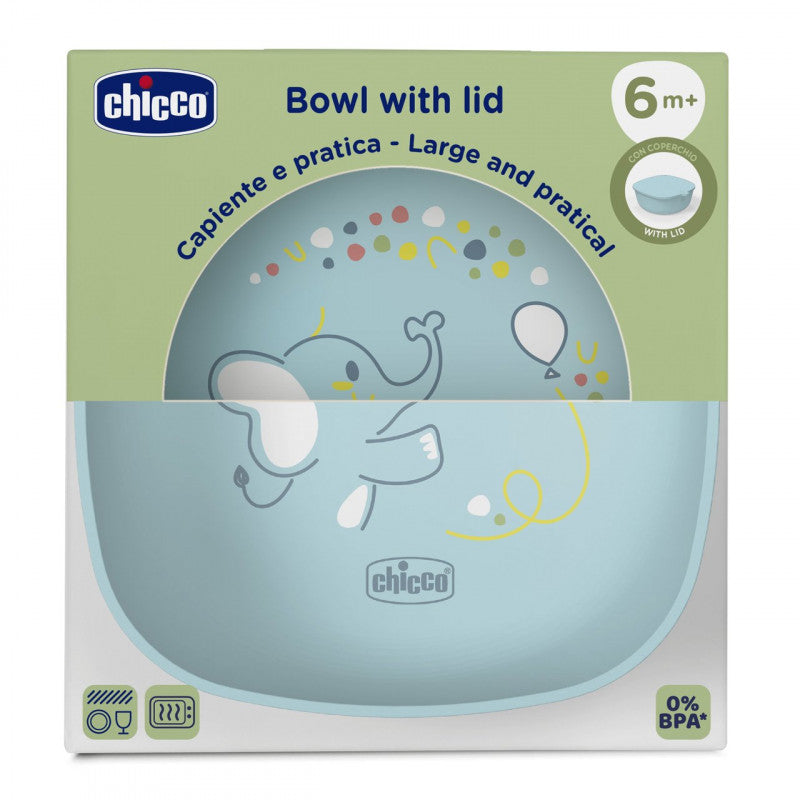 Bol con tapa Celeste 6m+ Chicco