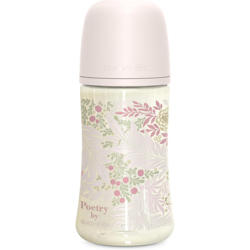 Biberón Suavinex Poetry 270 Ml Rosa