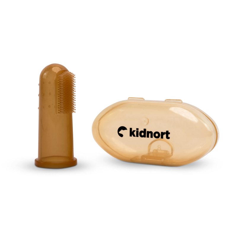 Cepillo de dientes de dedo de silicona Blomka