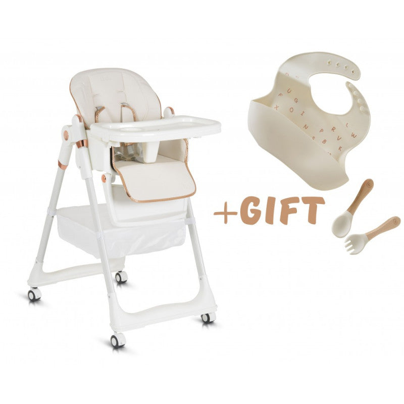 Pappa Lindo High Chair With Accessories Included White
