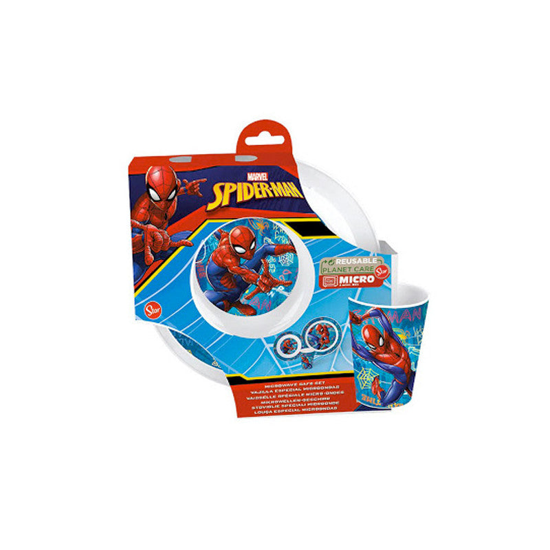 Spiderman Feeding Set