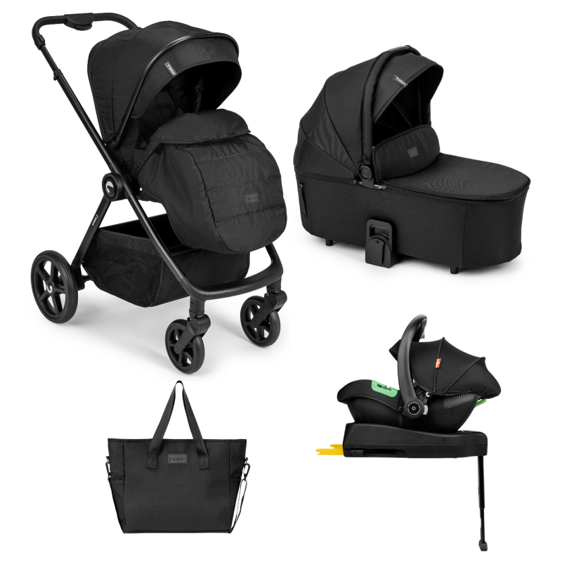 3in1 Trio Stroller - Alskar Unique Black