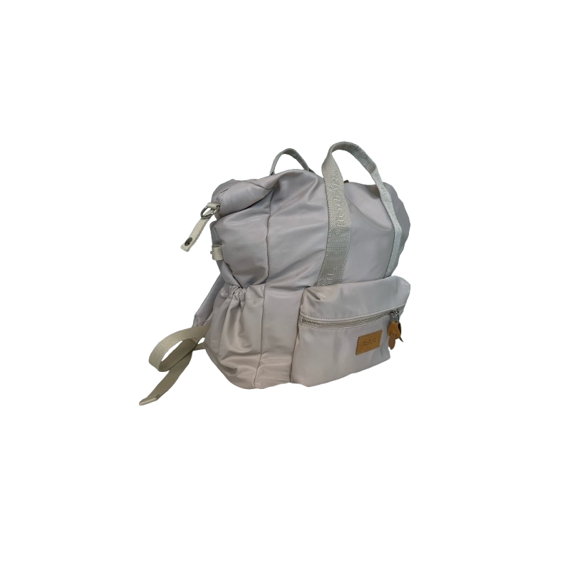 Mochila Nanan de nailon beige