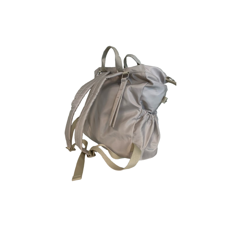 Mochila Nanan de nailon beige