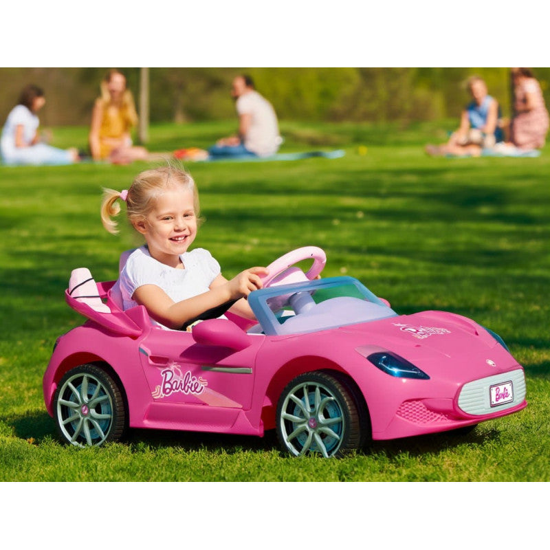 Peg Perego Coche eléctrico con radiocontrol BARBIE