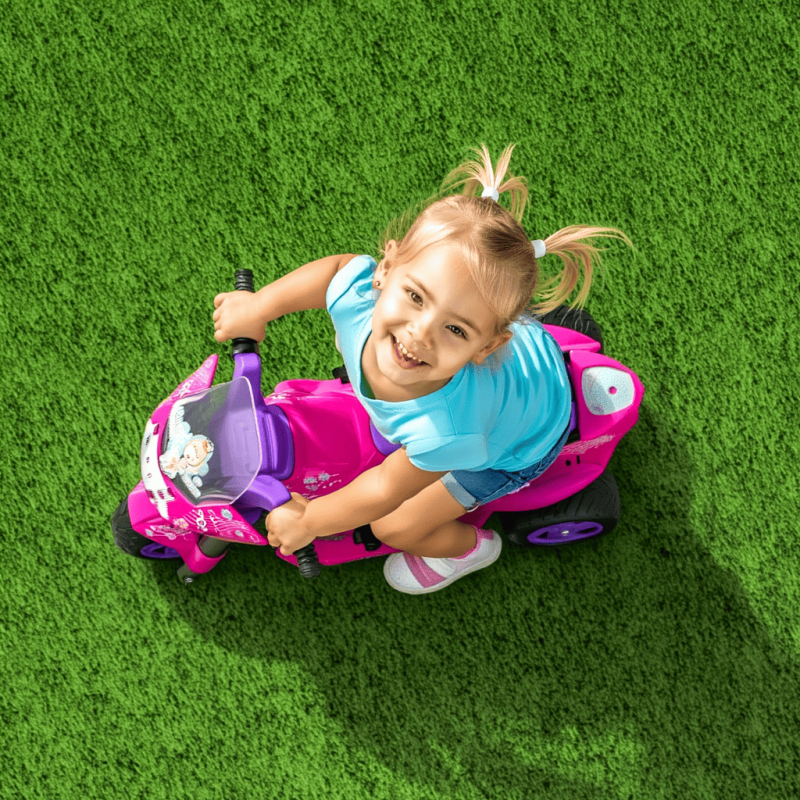 Moto Little Singer 6V 2,5 Fucsia
