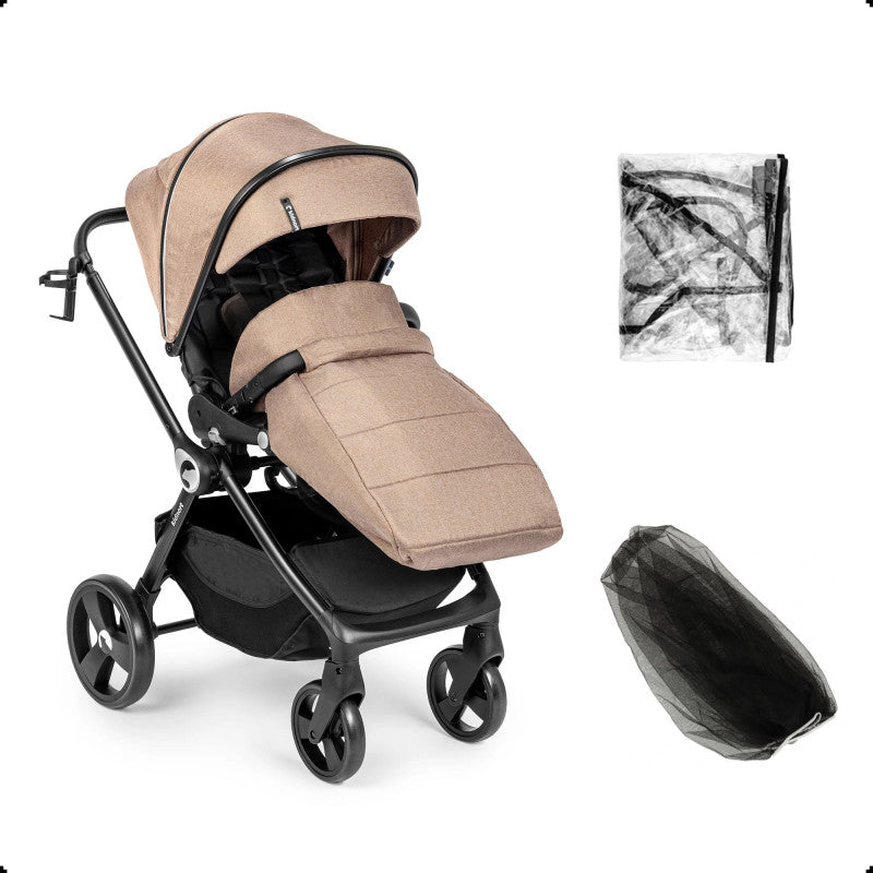 Isbjorn Kidnort - Cochecito reversible Mocha Mousse