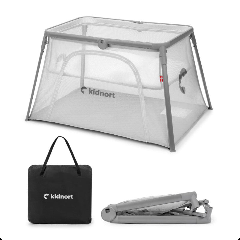 Minicuna Colecho Kidnort Bleke Unique 2-in-1 - Light Grey