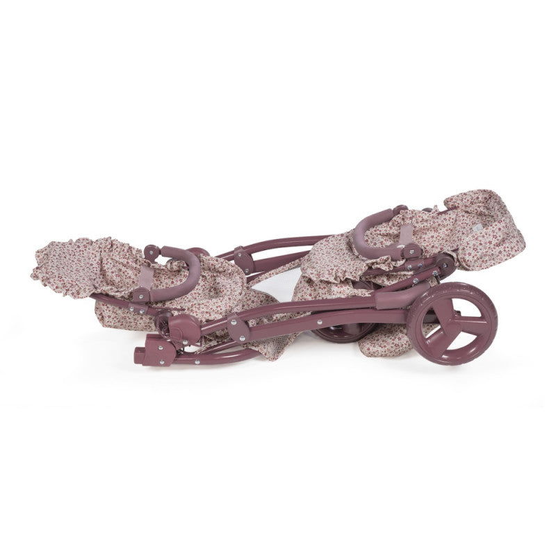 Cochecito de juguete Twins Cherry Flores
