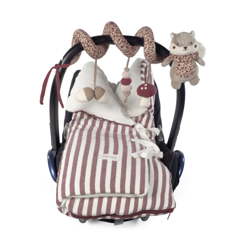 Cherry Stripes Squirrel Activity Toy