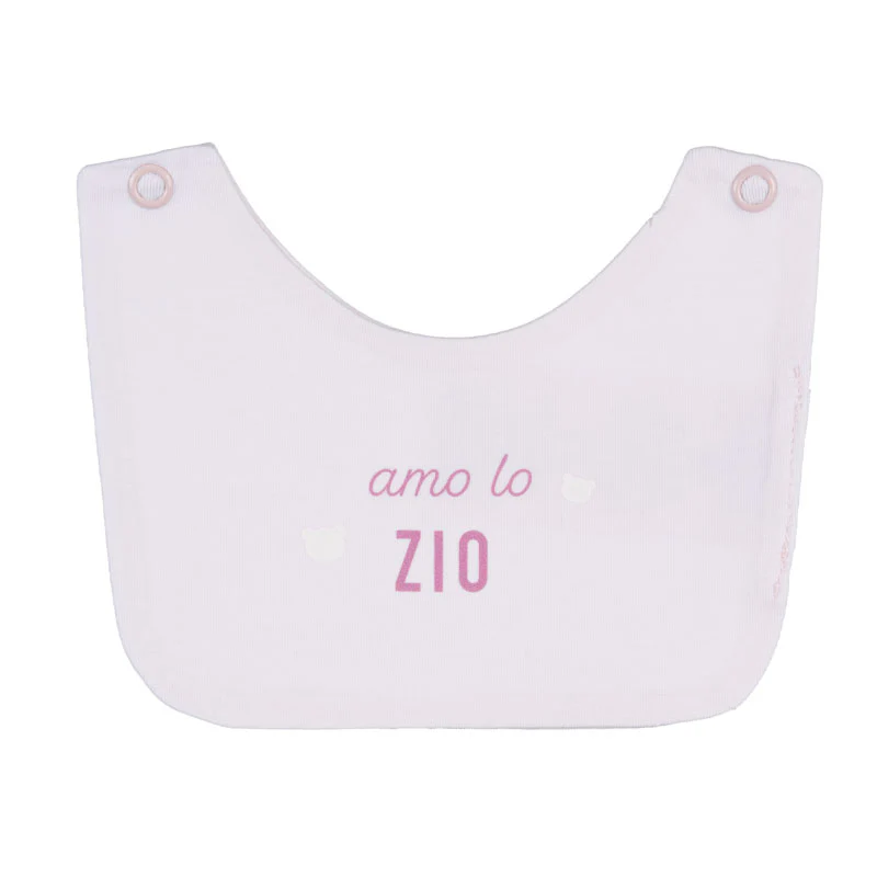 Nanan bibs with "I love aunt/uncle" embroidery