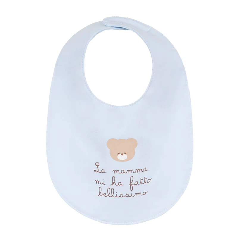Nanan Blue Bib "Mummy Made Me Beautiful"